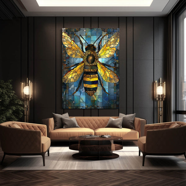 Mosaic Majesty Bee Art | MusaArtGallery™