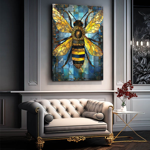 Mosaic Majesty Bee Art | MusaArtGallery™