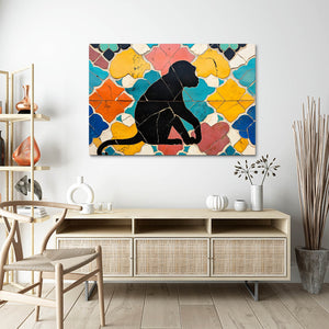 Mosaic Monkey Art
