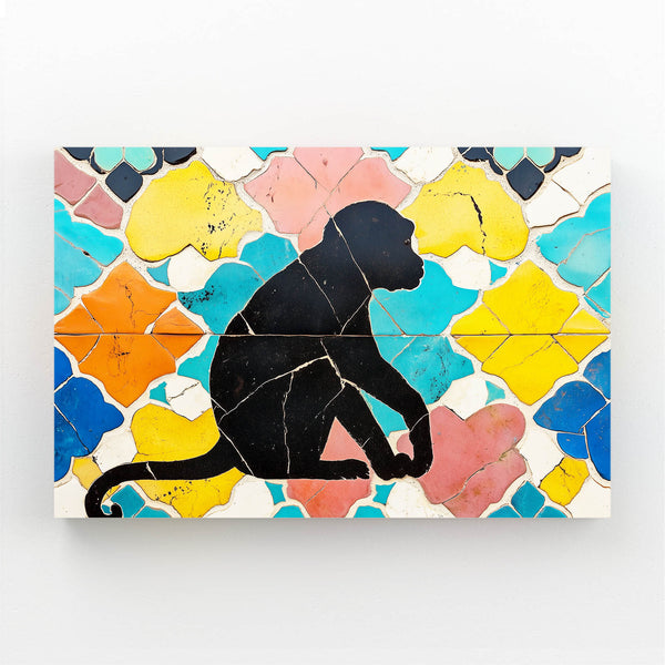 Mosaic Monkey Art