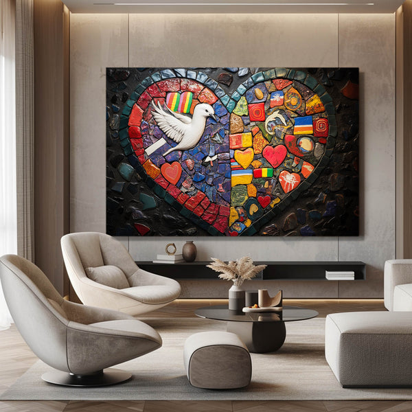 Mosaic Peace Art