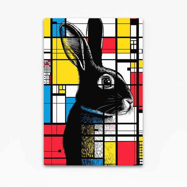Mosaic Rabbit Wall Art