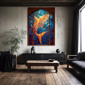 Mosaic  Shark Art
