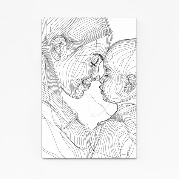 Motherhood Line Art | MusaArtGallery™