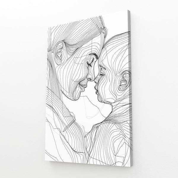 Motherhood Line Art | MusaArtGallery™