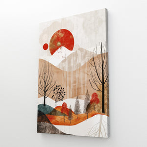 Mountain Boho Wall Art | MusaArtGallery™