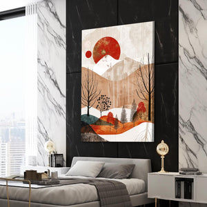 Mountain Boho Wall Art | MusaArtGallery™