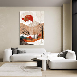 Mountain Boho Wall Art | MusaArtGallery™
