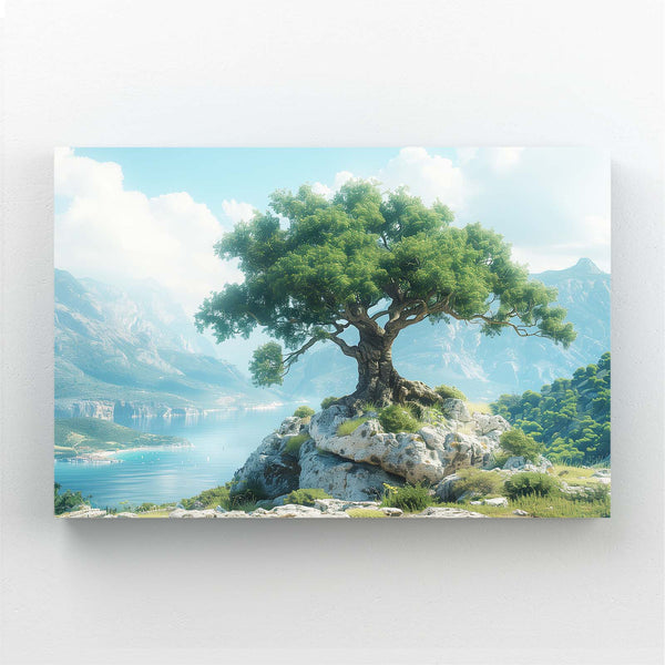 Mountain Serenity Tree Art | MusaArtGallery™