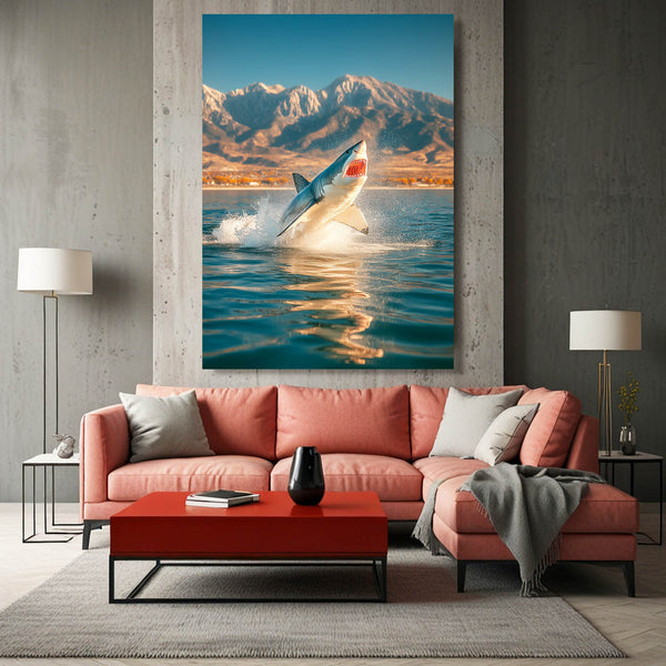 Mountain Shark Art