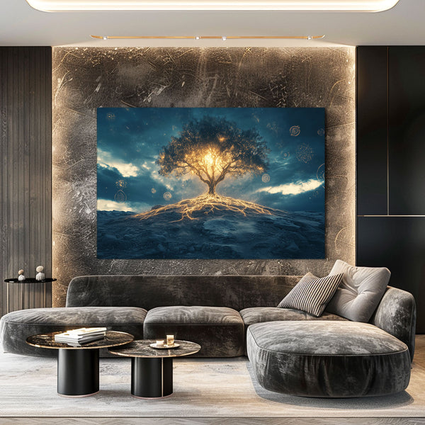 Mountain Tree Of Life Wall Art