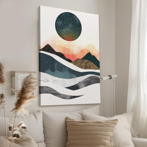 Mountains Drawing Boho Art | MusaArtGallery™