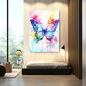 Multi Colors Butterfly Wall Art | MusaArtGallery™