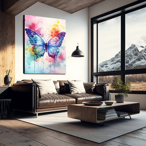 Multi Colors Butterfly Wall Art | MusaArtGallery™