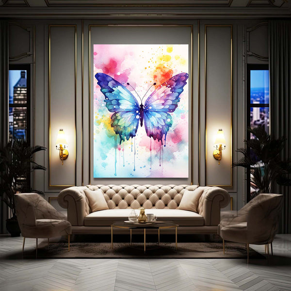Multi Colors Butterfly Wall Art | MusaArtGallery™