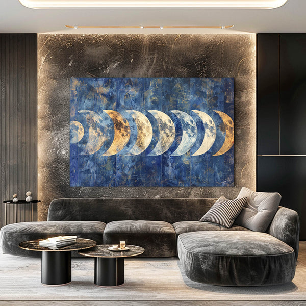 Multi Size Moons Art | MusaArtGallery™