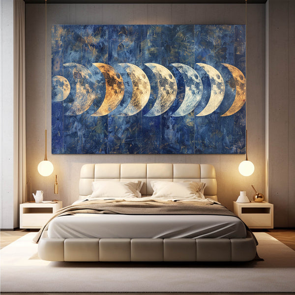 Multi Size Moons Art | MusaArtGallery™