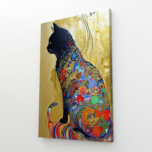 Multicolor Art Cat | MusaArtGallery™