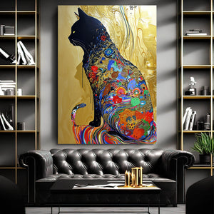 Multicolor Art Cat | MusaArtGallery™