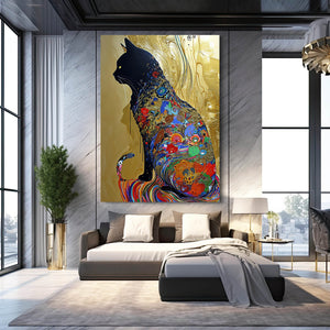 Multicolor Art Cat | MusaArtGallery™