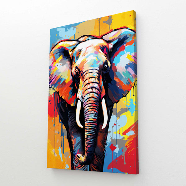 Multicolor Elephants Art | MusaArtGallery™