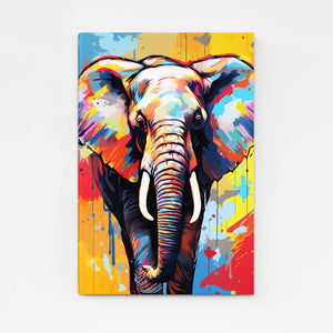 Multicolor Elephants Art | MusaArtGallery™