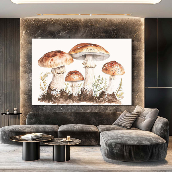 Mushroom Art Drawing | MusaArtGallery™