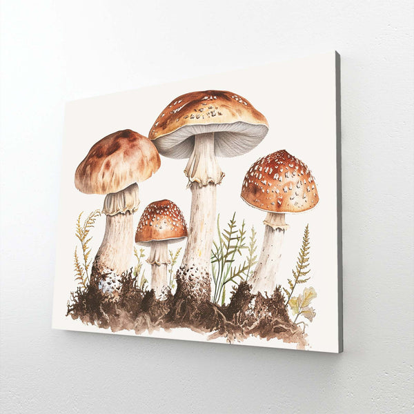 Mushroom Art Drawing | MusaArtGallery™