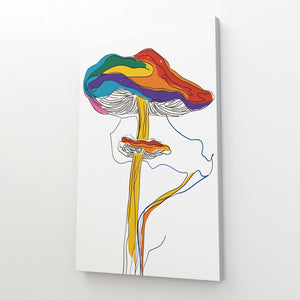 Mushroom Art Drawings | MusaArtGallery™