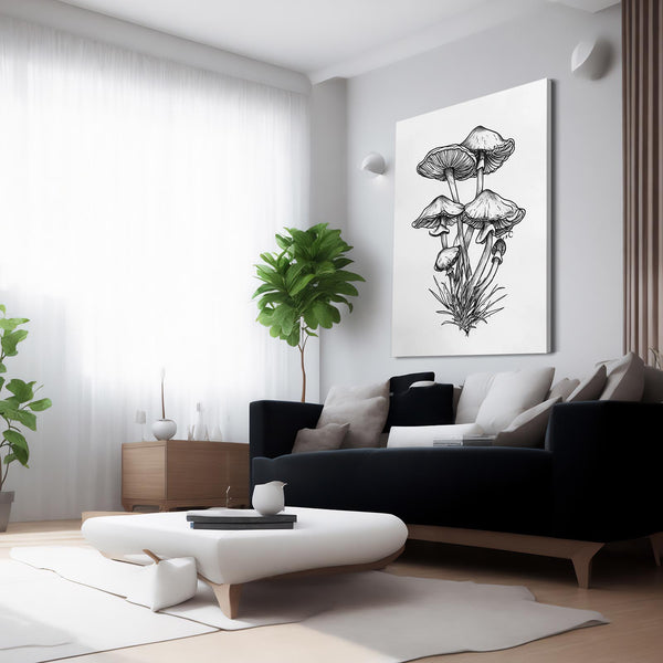 Mushroom Art Print | MusaArtGallery™