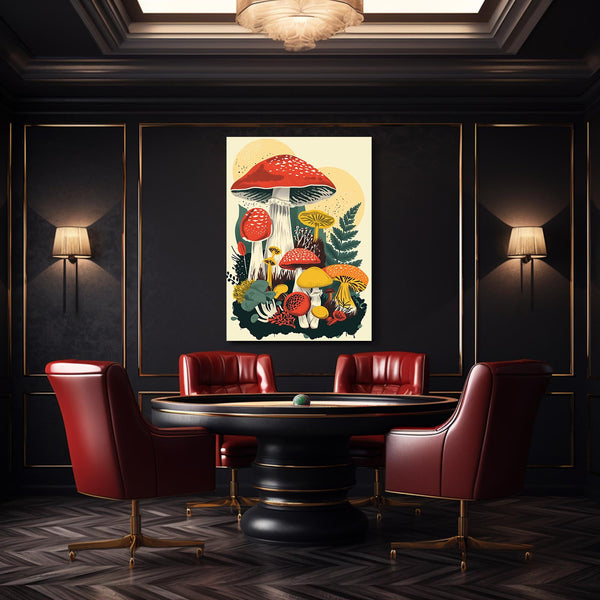 Mushroom Colorful Arts | MusaArtGallery™