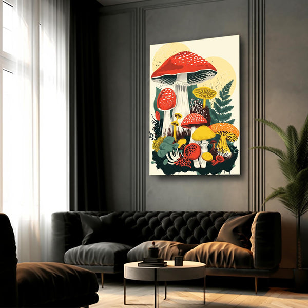 Mushroom Colorful Arts | MusaArtGallery™