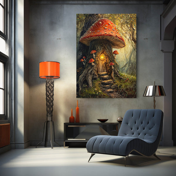 Mushroom House Art | MusaArtGallery™