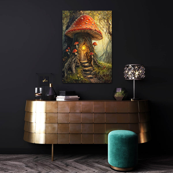 Mushroom House Art | MusaArtGallery™