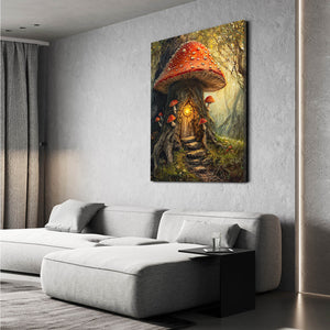 Mushroom House Art | MusaArtGallery™