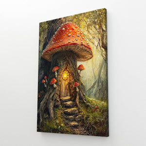 Mushroom House Art | MusaArtGallery™