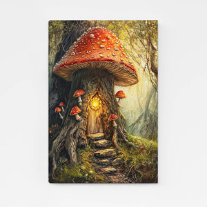 Mushroom House Art | MusaArtGallery™