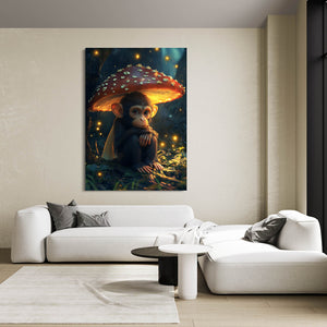 Mushroom Monkey Art