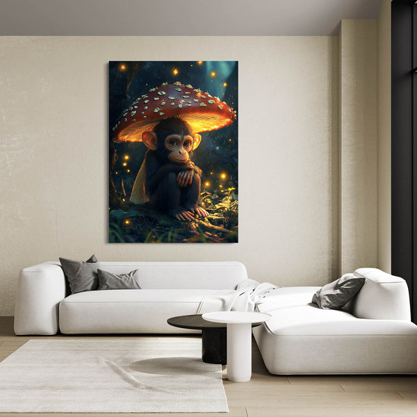 Mushroom Monkey Art