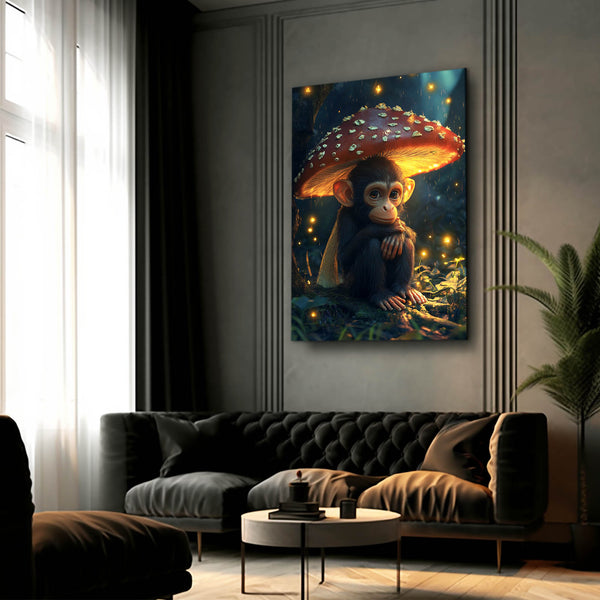 Mushroom Monkey Art