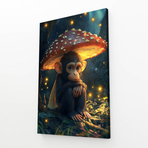Mushroom Monkey Art