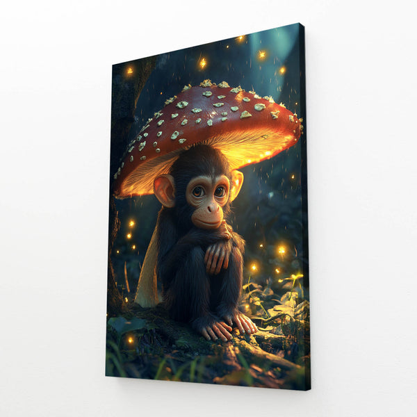 Mushroom Monkey Art