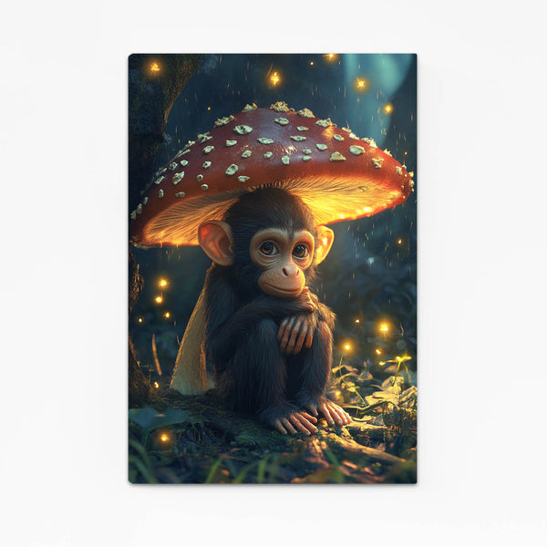 Mushroom Monkey Art