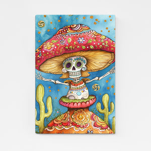 Mushroom Skull Art | MusaArtGallery™