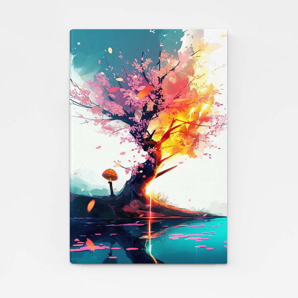 Mushroom Tree Wall Art | MusaArtGallery™