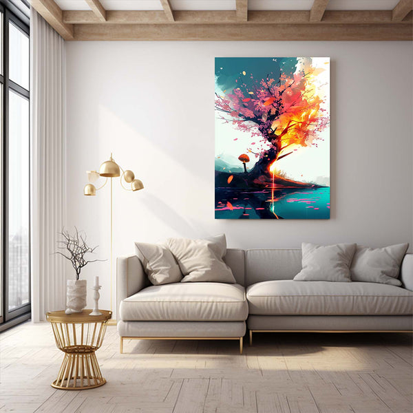 Mushroom Tree Wall Art | MusaArtGallery™