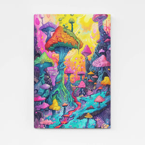 Mushroom Trippy Wall Art | MusaArtGallery™