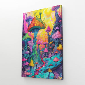 Mushroom Trippy Wall Art | MusaArtGallery™