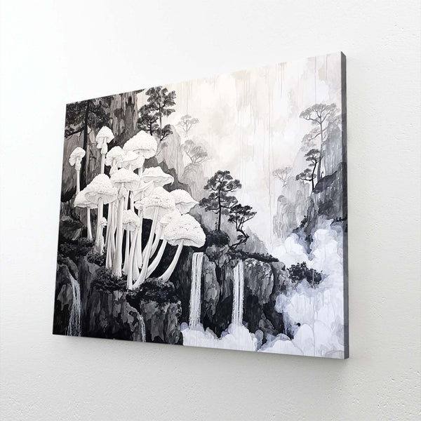 White Mushrooms Art | MusaArtGallery™