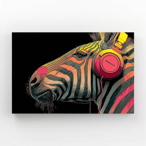 Music Zebra Wall Art